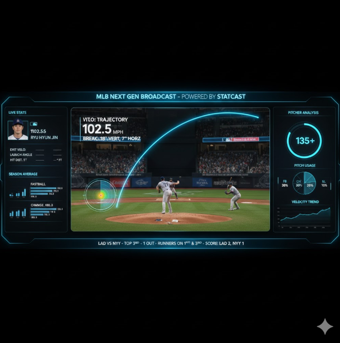 MLB Statcast 데이터 그래픽 MLB Statcast 데이터 그래픽