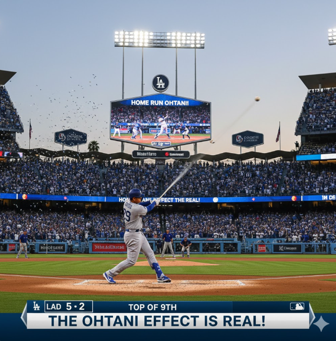 MLB 인기 팀 경기 사진 - 오타니 홈런 장면으로 미국프로야구 중계 매력 강조 MLB 인기 팀 경기 사진 - 오타니 홈런 장면으로 미국프로야구 중계 매력 강조