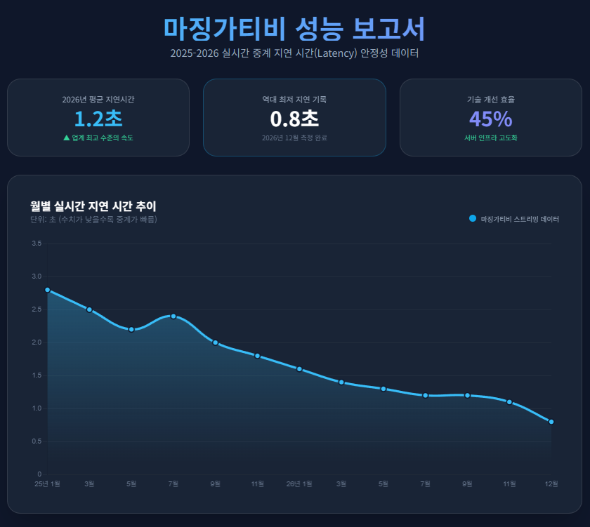 마징가티비 성능 보고서 마징가티비 성능 보고서