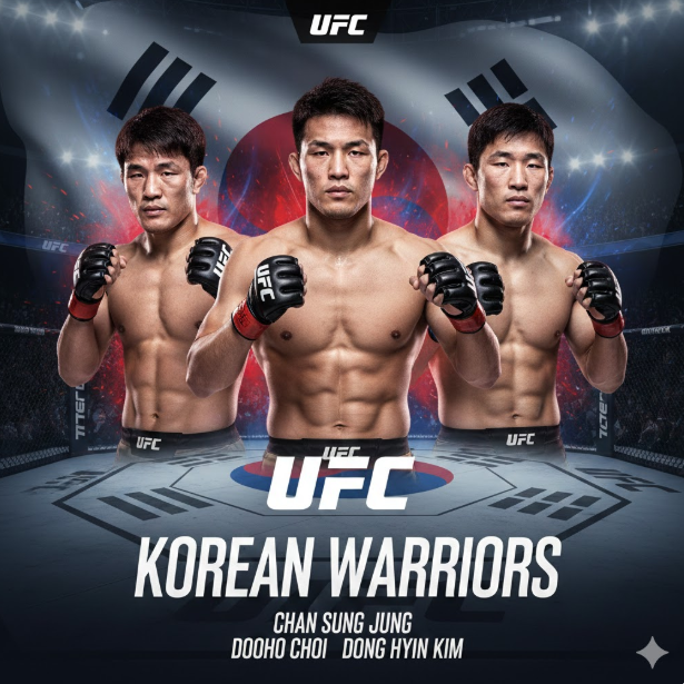UFC 한국 선수 표지 UFC 한국 선수 표지